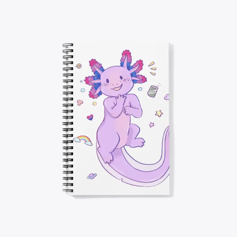 Bi Pastel Axolotl