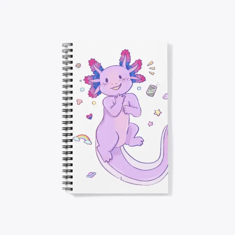 Bi Pastel Axolotl